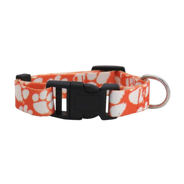 Collar para mascotas de los Clemson Tigers, talla S