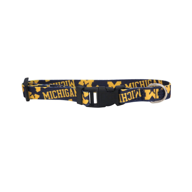 Collar para mascotas de los Wolverines de Michigan, talla S