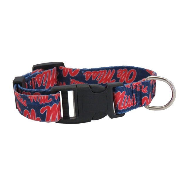 Collar para mascotas Mississippi Rebels, talla S