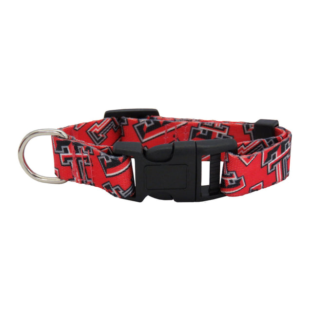 Collar para mascotas de los Texas Tech Red Raiders, talla S