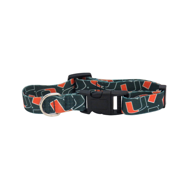 Collar para mascotas de los Miami Hurricanes, talla S