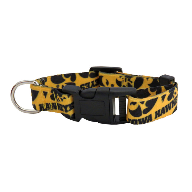 Collar para mascotas de Iowa Hawkeyes, talla S