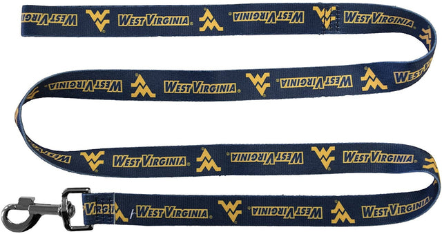 Correa para mascotas de los Mountaineers de Virginia Occidental, 1 x 60