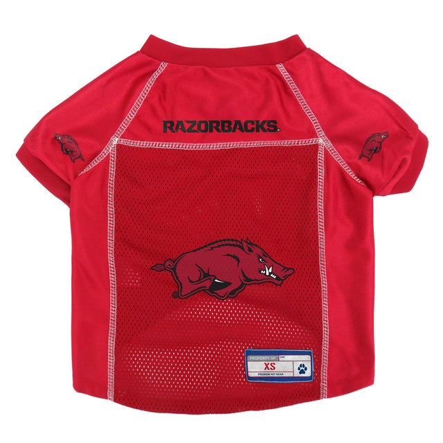 Camiseta para mascota de los Arkansas Razorbacks, talla XS