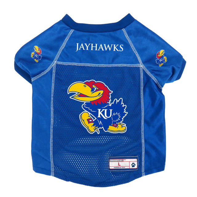 Camiseta para mascotas de los Kansas Jayhawks, talla L