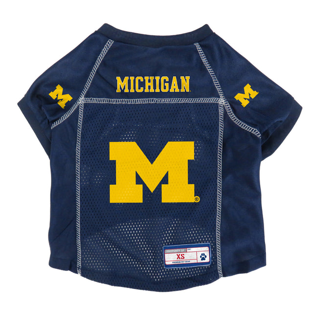 Camiseta para mascota de los Wolverines de Michigan, talla XS