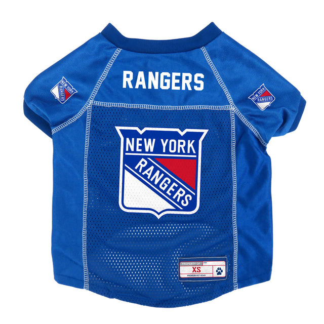 Camiseta para mascota de los New York Rangers, talla XS