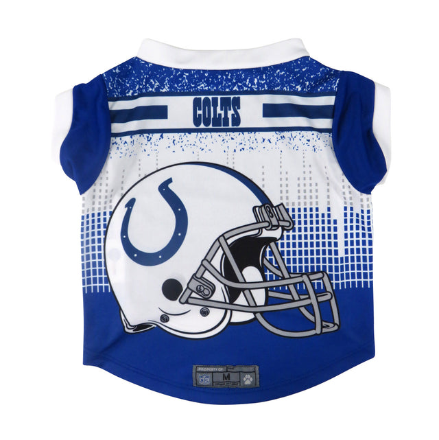 Camiseta de rendimiento para mascotas de los Indianapolis Colts, talla XS