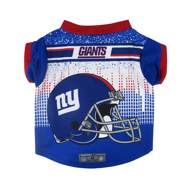 Camiseta de rendimiento para mascotas de los New York Giants, talla XS