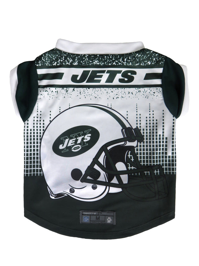 Camiseta de rendimiento para mascotas de los New York Jets, talla XS