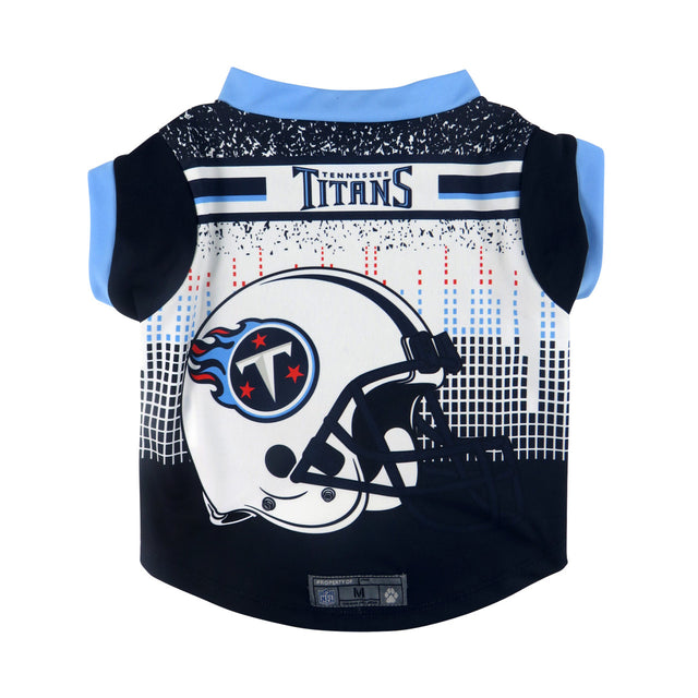 Camiseta de rendimiento para mascotas de Tennessee Titans, talla S