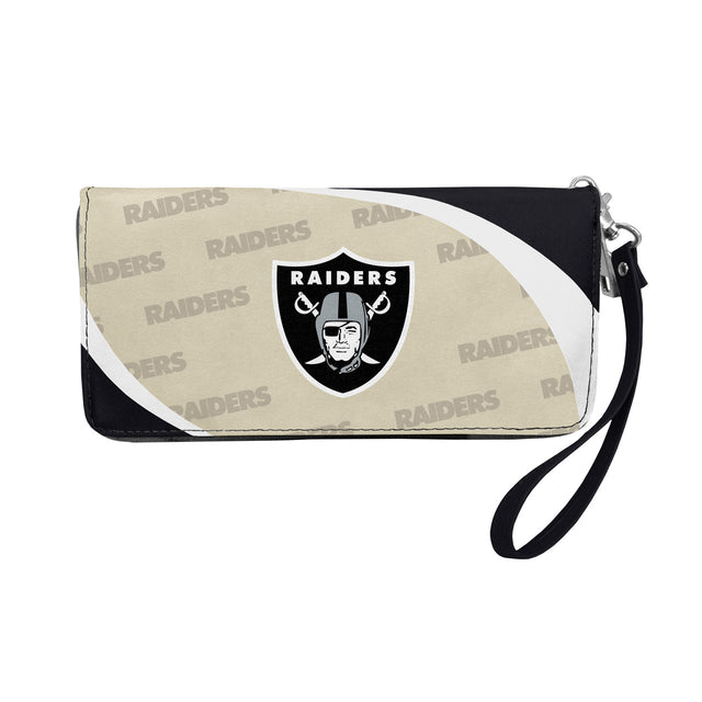 Cartera con organizador curvo de los Raiders de Las Vegas