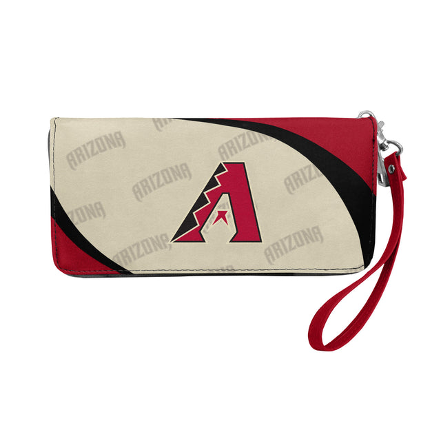 Cartera con diseño de organizador curvo de los Arizona Diamondbacks