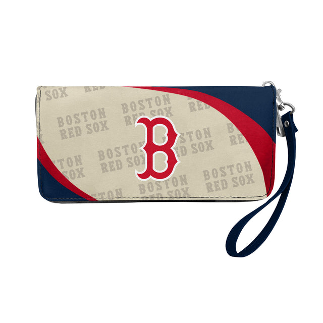 Cartera con diseño de organizador curvo de los Boston Red Sox