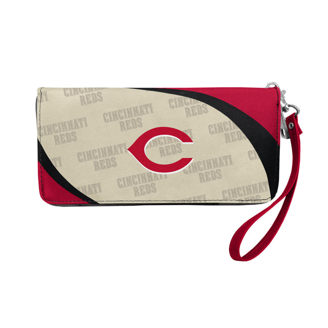 Cartera con organizador curvo de los Cincinnati Reds