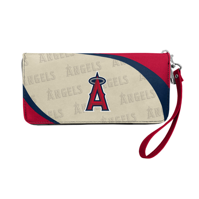 Cartera con organizador curvo de Los Angeles Angels