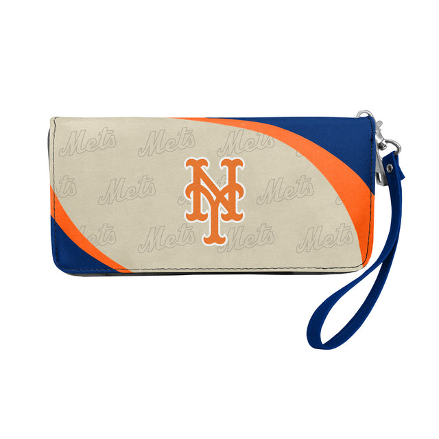 Cartera con organizador curvo de los New York Mets