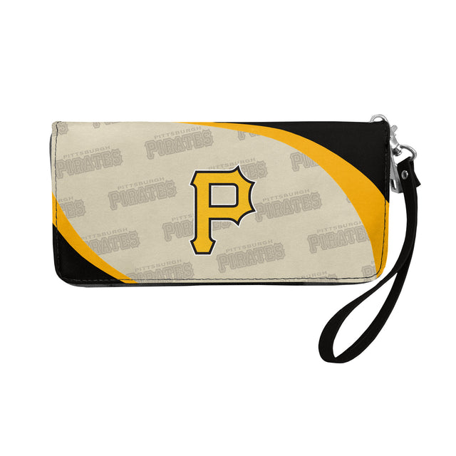 Cartera con organizador curvo de los Piratas de Pittsburgh