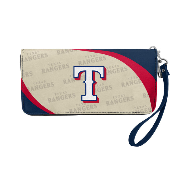 Cartera con organizador curvo de los Texas Rangers