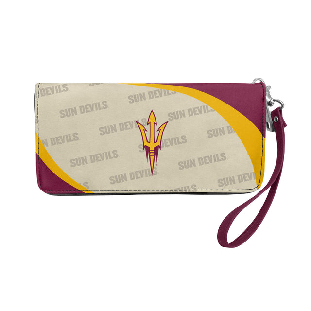 Cartera con diseño de organizador curvo de los Arizona State Sun Devils