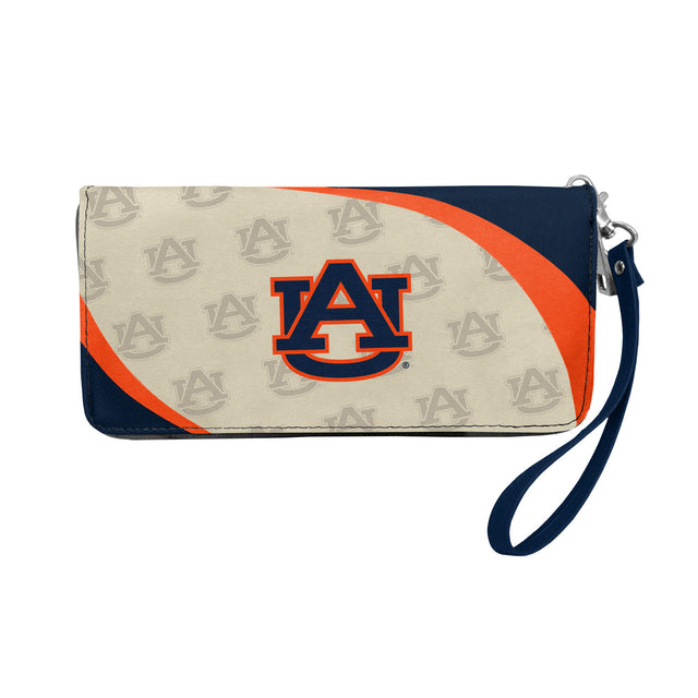 Cartera con diseño curvo de los Auburn Tigers