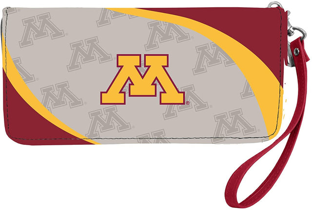 Cartera con diseño de organizador curvo de los Minnesota Golden Gophers