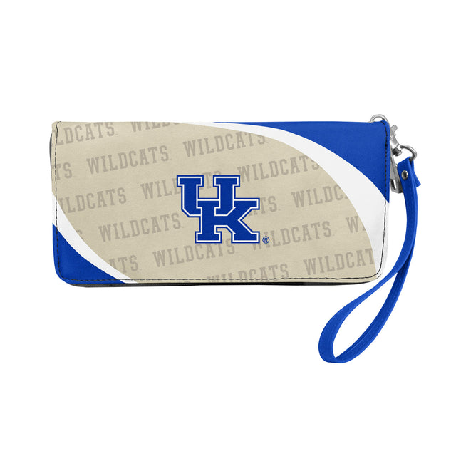 Cartera con diseño de organizador curvo de Kentucky Wildcats