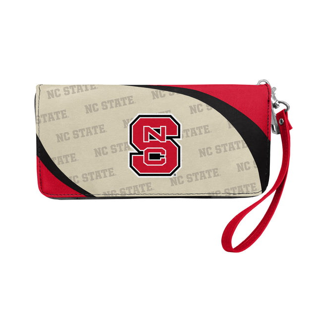 Cartera con diseño de organizador curvo de los North Carolina State Wolfpack