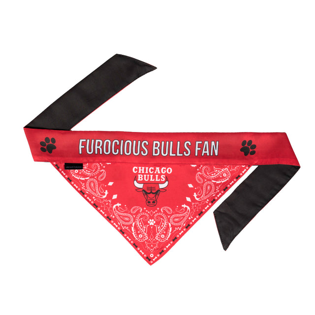 Pañuelo para mascotas de los Chicago Bulls, talla L