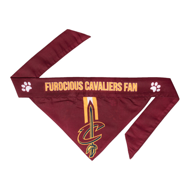 Bandana para mascotas de los Cleveland Cavaliers, talla S