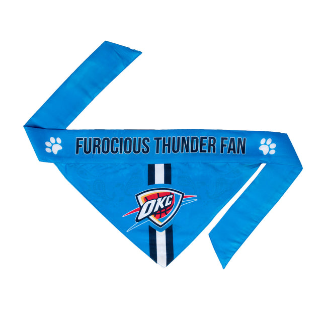 Oklahoma City Thunder Pet Bandanna Size S