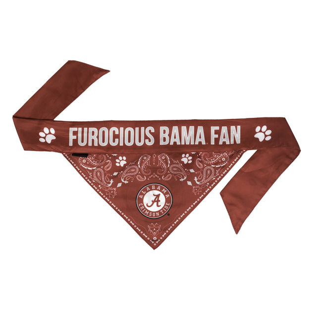 Bandana para mascotas Alabama Crimson Tide, talla M