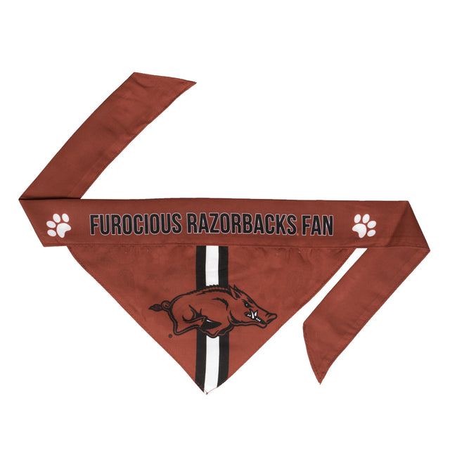 Arkansas Razorbacks Pet Bandanna Size XS