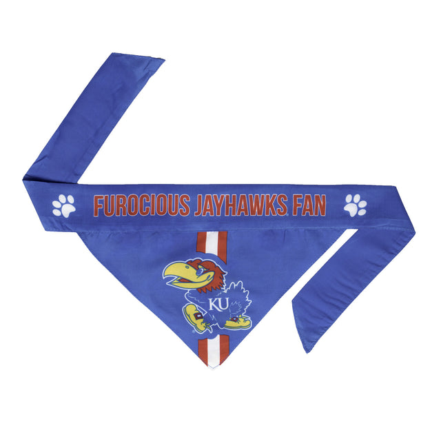 Pañuelo para mascotas de los Kansas Jayhawks, talla S