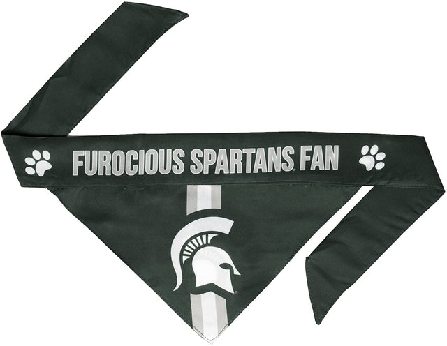 Bandana para mascotas de los Spartans del estado de Michigan, talla XS