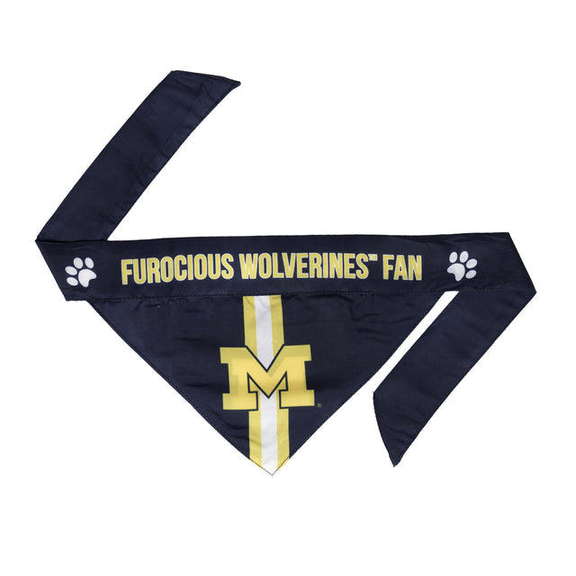 Michigan Wolverines 宠物头巾 XL 码