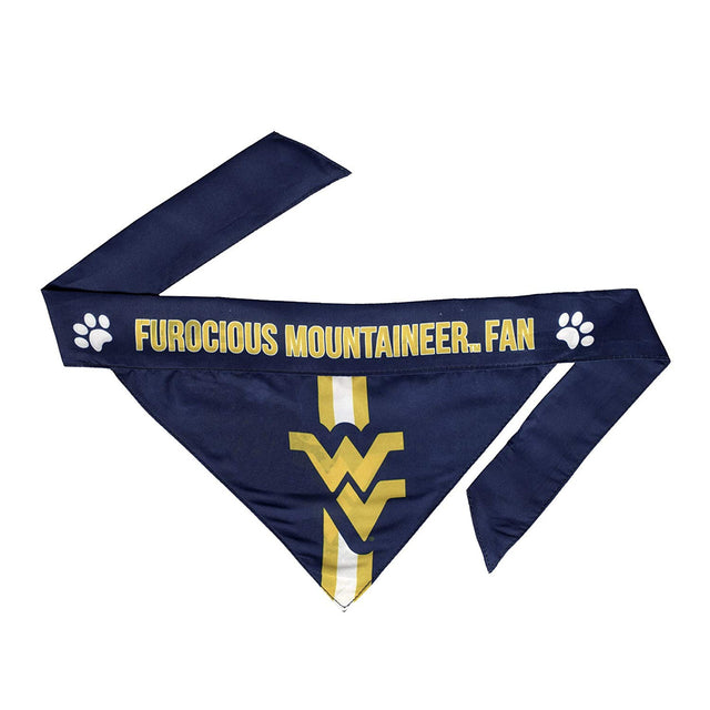 Bandana para mascotas de West Virginia Mountaineers, talla L