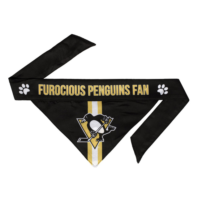 Pañuelo para mascota de los Pittsburgh Penguins, talla S