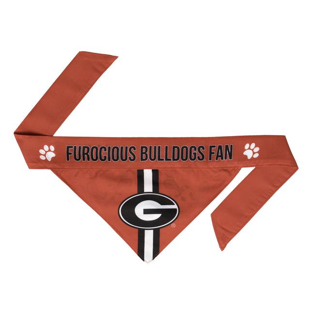 Bandana para mascotas de Georgia Bulldogs, talla XS