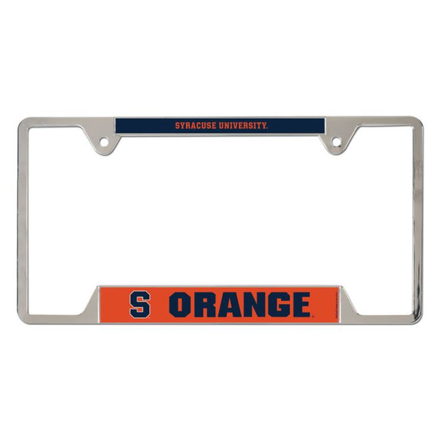 Syracuse Orange Metal License Plate Frame