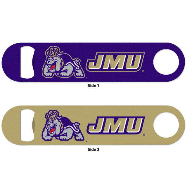 James Madison Dukes Metal Bottle Opener 2 Sided