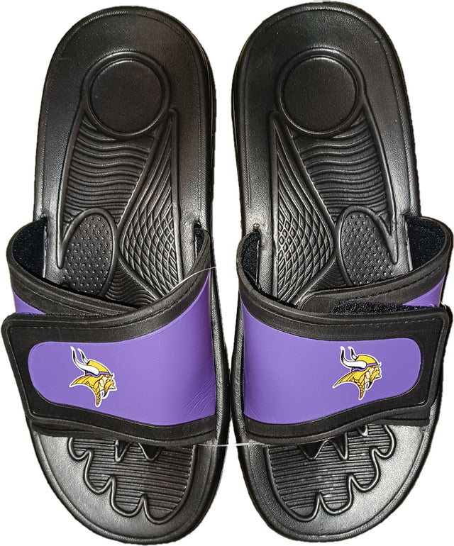 Minnesota Vikings Men Shower Slide Flip Flop - (1 Pair) - M