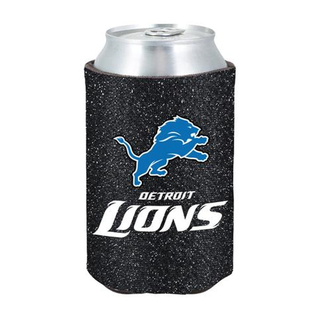 Detroit Lions Kolder Kaddy Can Holder Glitter Black