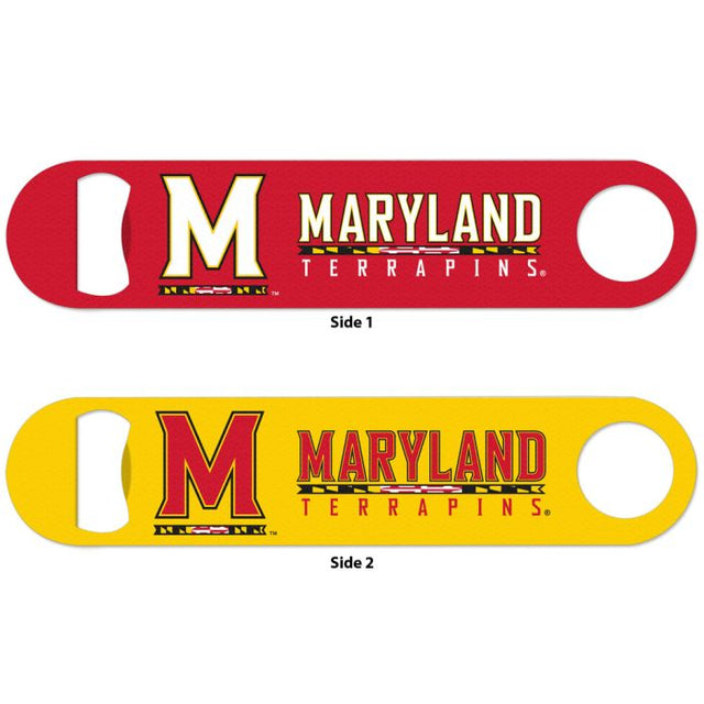 Abridor de botellas de metal de 2 lados de Maryland Terrapins