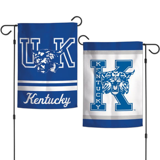 Banderas de jardín de Kentucky Wildcats/Collegiate vintage, de 2 lados, 12,5" x 18"