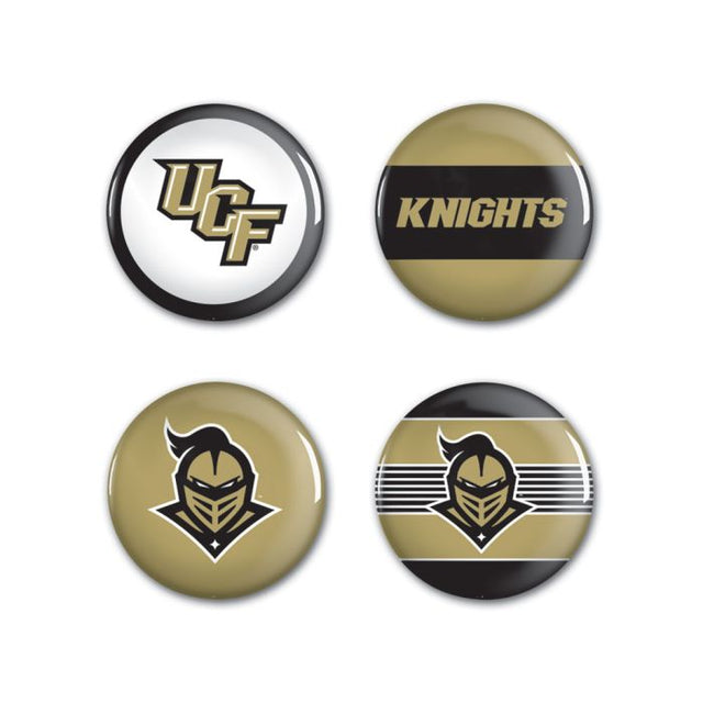 UCF Knights Button 4 Pack 1 1/4" Rnd