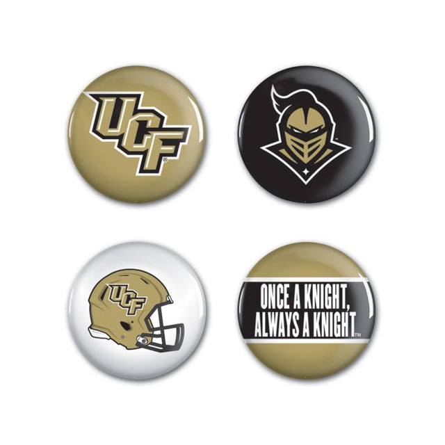 UCF Knights Button 4 Pack 1 1/4" Rnd