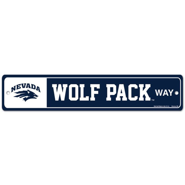 Nevada Wolf Pack Street / Zone Sign 3.75" x 19"