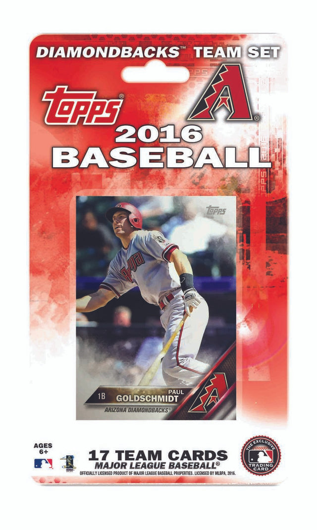 Conjunto de equipos Topps de los Diamondbacks de Arizona - 2016