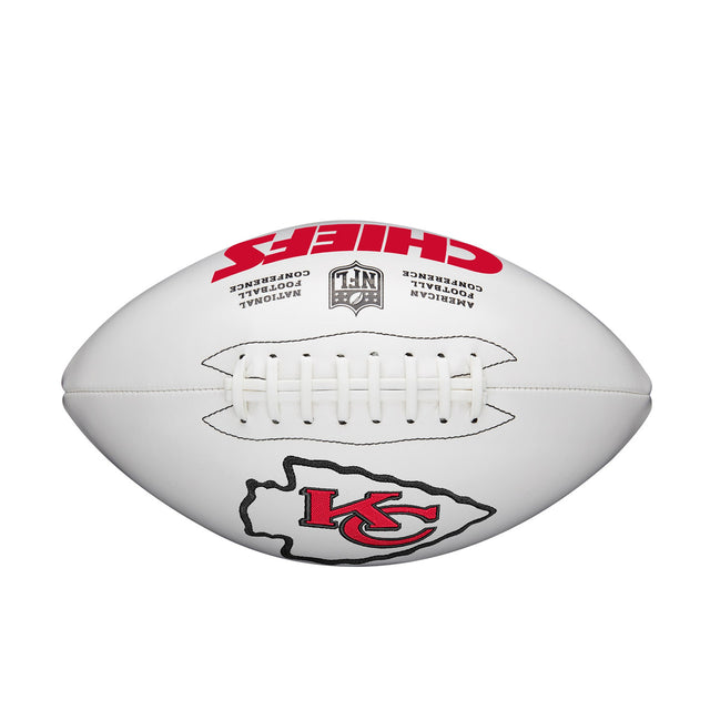 Balón de fútbol de los Kansas City Chiefs de tamaño completo para autografiar